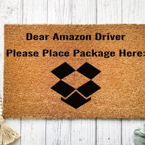 Dear Amazon Driver, Please Place Package Here Doormat | Funny Gifts | Gifts